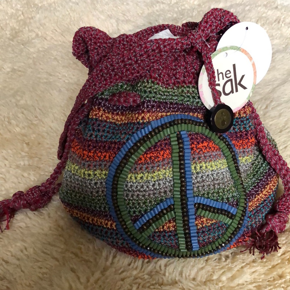 NWT The SaK hobo crocheted bag